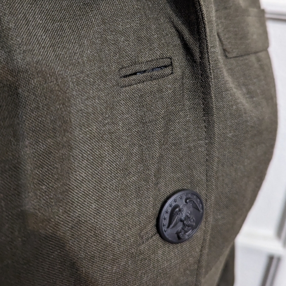 VINTAGE Ladies Military Wool Jacket Blazer in Mint Condition! - Picture 9 of 11